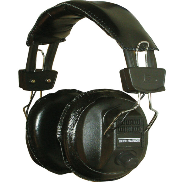 SoundLab A077B - Full Size Economy Padded Headphones with Volume Controls