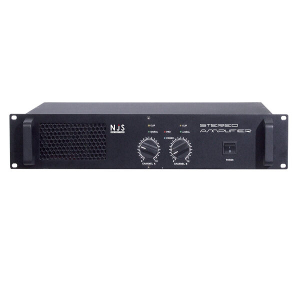 NJS NJA1000 - Stereo Power Amplifier, 2x 500W RMS - 2U