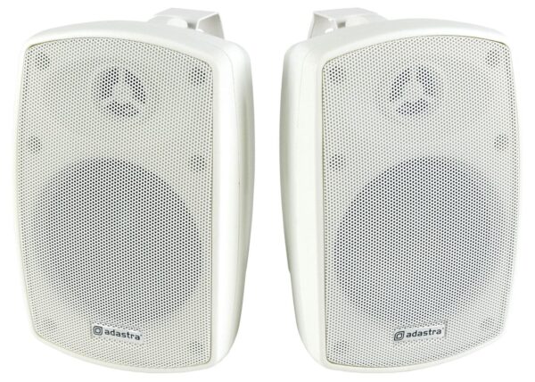 ADASTRA BH4-W - Pair Indoor / Outdoor Background Speakers 4" White