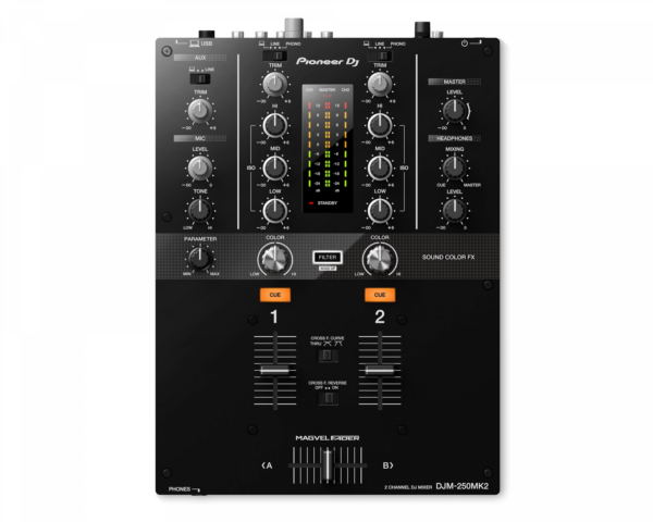 Pioneer DJM-250MK2 - 2Ch DJ Mixer with USB and On-Board Effects BLACK - Image 3