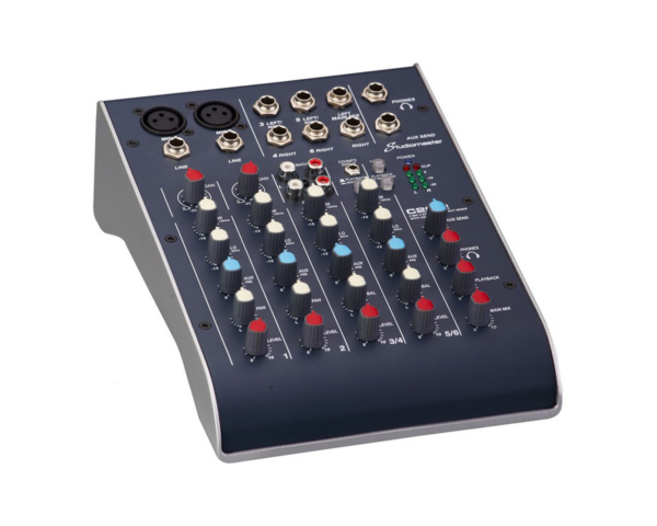 Studiomaster C2S-2 - 2CH Compact USB Mixer 6 input / 2 Mic / 2 Stereo / 2bandEQ - Image 3