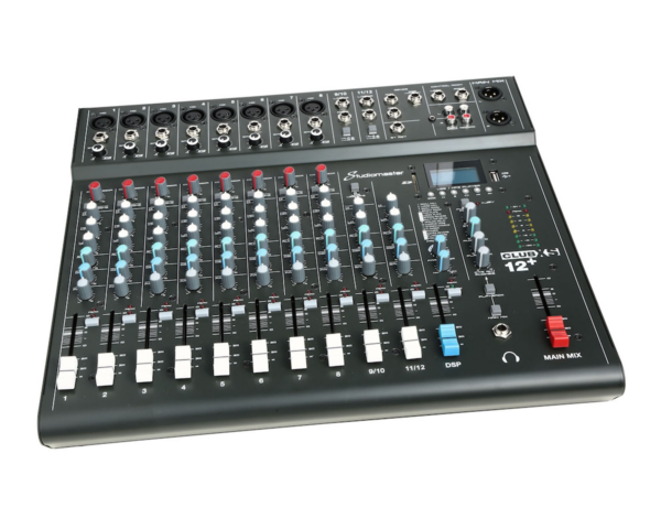 Studiomaster Club XS 12+ - 10CH Analogue DSP Mixer 10 Inputs / 6 Mic / 2 Stereo - Image 4