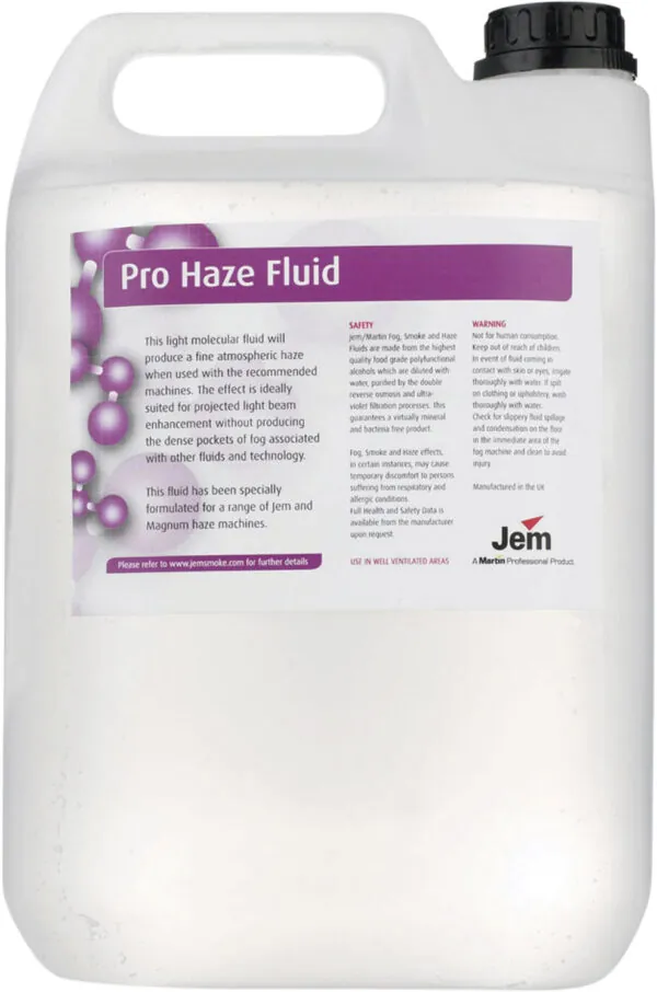 Martin JEM JE008 - 2.5 Litre Pro Haze Fluid