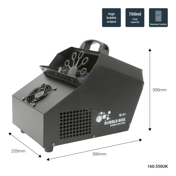 QTX Bubble Box - Bubble Machine - Image 5