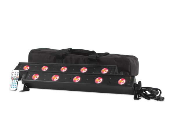 ADJ VBAR PAK - 2xVBAR LED Bars, IR Wireless Remote and Bag