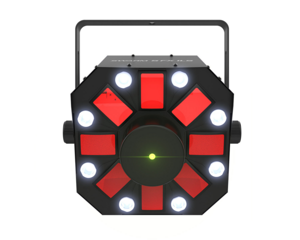 Chauvet SWARM 5 FX ILS - 3-in-1 LED Effect RGBAW Derby/ RB Laser/ Strobe - Image 3