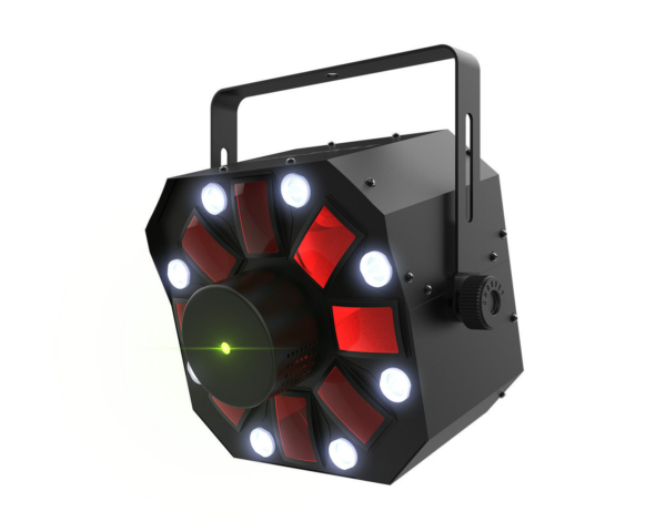 Chauvet SWARM 5 FX ILS - 3-in-1 LED Effect RGBAW Derby/ RB Laser/ Strobe - Image 4