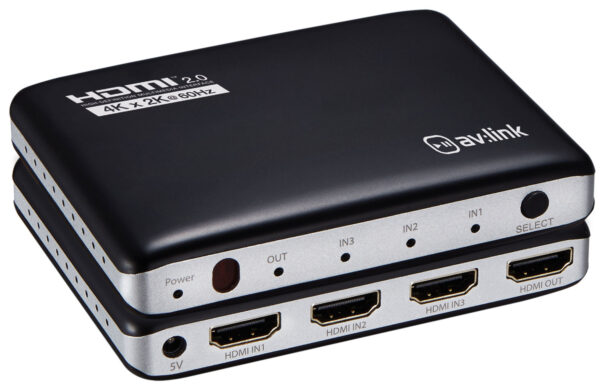 AV:LINK HDM31v2.0 - 4K HDMI 2.0 Switch with Remote Control - Image 3